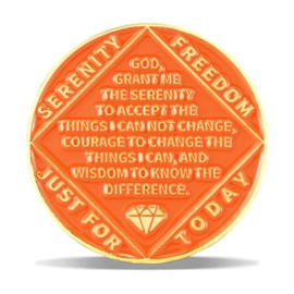 6 Year Sunset Coastal Road Sobriety Coin – Journey into Serenity NA Medallion – Spiritual Token for Recovery & Clean Time – Empowering NA AA Chips – Gift for Men & Women