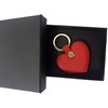 Cute Leather Keychain Heart Shape Leather Key Ring Car Key