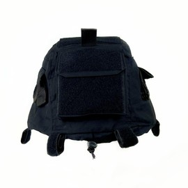 ATAIRSOFT Airsoft Tactical - Copertura per casco Military Mich 2000 Ver2/ACH con tasca posteriore (BK)
