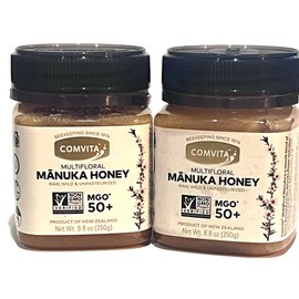 Comvita Manuka Honey Comvita Multifloral  MGO 50+ Raw Wild 8.8 Ounce #2 pack NEW ZEALAND