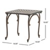 Christopher Knight Home Mckinley Outdoor Cast End Tables, 2-Pcs Set,