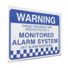 Faderr Warning Security Stickers, 8Pcs Notice Home Monitored Alarm System