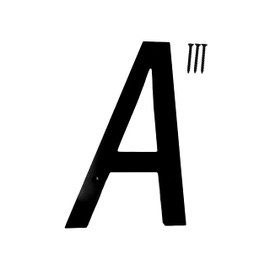 6 Inch House Home Address Street Numbers for Outdoor Indoor Exterior Building Apartment Yard Black Plastic, UV Resistant Number 0-9 Letter A-G (A)