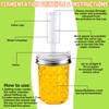 32 Pcs Fermentation Kit, Include 8 Glass Fermentation Weights, 8
