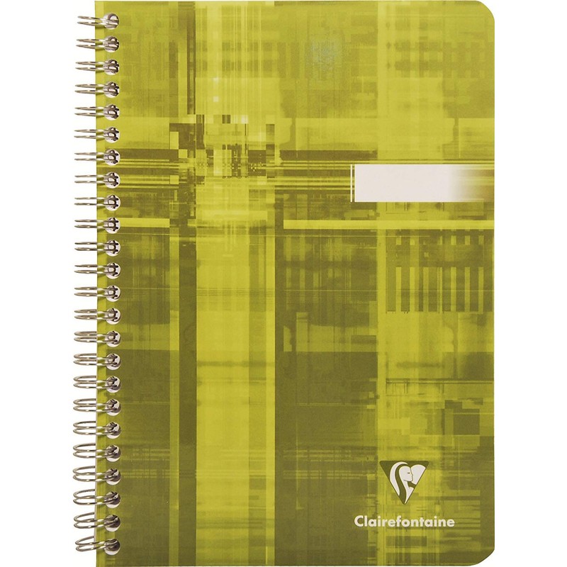 Set of 3 Clairefontaine Wirebound Graph Notebook (6 x 8