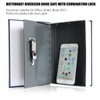 Book Safe with Combination Lock Dictionary Diversion Money Box, Portable