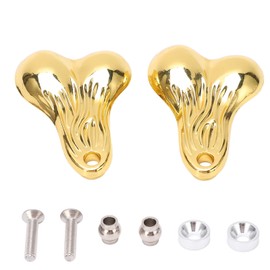 2Pcs Zinc Alloy Bumper Balls Bull Nuts RC Hanging Truck Balls Nuts for 1/10 Universal RC Cars Gold