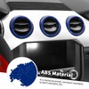 Jimen Compatible with Ford Mustang 2015-2023, 3PCS Center Console Dash