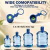 6pcs Silicone 5 Gallon Water Jug Cap Reusable Caps for