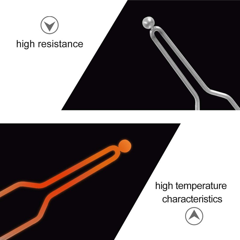 Healifty 9pcs Pyrography Wire Tips Replacement Wood Burning Tips Portable