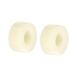 PATIKIL M5 Round Spacer Washer, 24 Pack Nylon 5.3mm ID x 11mm OD x 5mm L for M5 Screws Block 3D Printer TV Wall Mounting Electrical Outlet, Beige