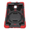 Tablet Case Silicone Hard PC Precise Cutouts Adjustable Strap Rotating