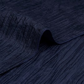 Kyoetsu Men's Waist Belt, Wrinkle, Yukata, 2. Navy blue