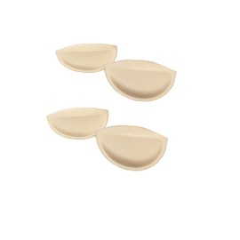 Sodacoda 2 Pairs Foam Inserts Bra Inserts, beige