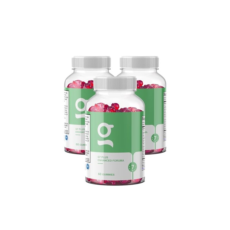 G7 Plus Enhanced Formula - 180 Gummies / 3 Monthly