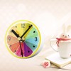 Beavorty Cute Boys and Girls Fridge Clock Magnet Round Fruit