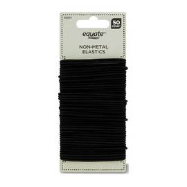Lligas para cabello Equate 50 piezas negras