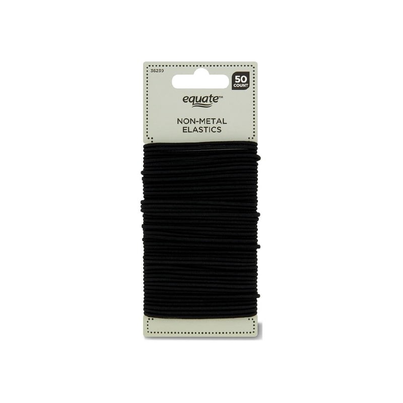 Lligas para cabello Equate 50 piezas negras