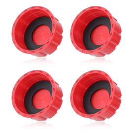 4PCS 5 Gallon Plastic Coarse Thread Gas Cap Gas Can Cap for Universal 5 Gallon Gas Can Cap Replacement for Gasoline Portable Gas Lid for 1/2/3/5 Gallon Cans Storage Transportation Fuel Leak Prevention