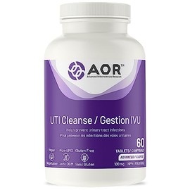 AOR AOR - UTI Cleanse, 60 Tablets 15-Day Supply - Cranberry Juice with D-Mannose - Support Urinary Tract Health - Promote Bladder & Kidney Wellness - Dried Cranberry Extract - Vegan, Non-GMO & Gluten-Free