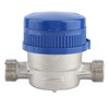 Copper 1.5m3/h 0-40℃ Mechanical Water Meter 15mm 1/2 inch Water