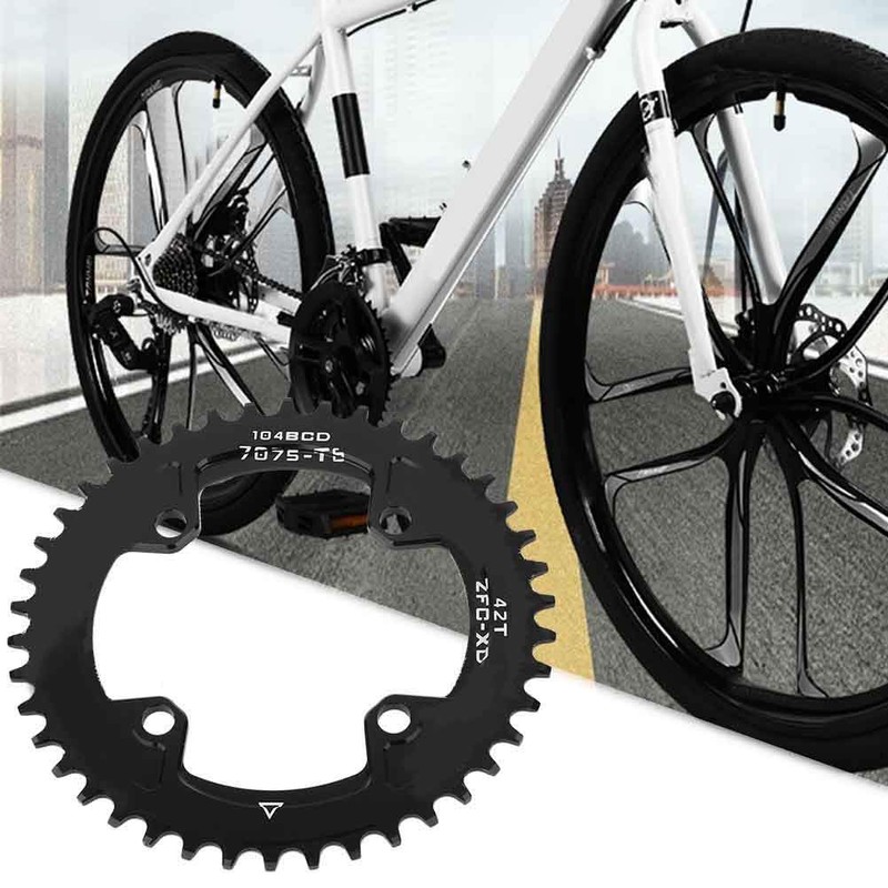 SUNGOOYUE Tooth Chainring, Bcd 104 mm 40t 42t Narrow Wide
