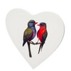 ARTIKUM Heart Canvas 30 cm | Canvas on MDF Frame