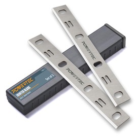 POWERTEC 6 Inch Jointer Blades for WEN 6560, 6560T, 6559, JT6561 Jointer, Replacement for 6560-083 Jointer Knives, Set of 2 (14815W)