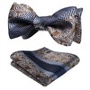 HISDERN Mens Bow Ties Paisley Floral Bow Tie for Men