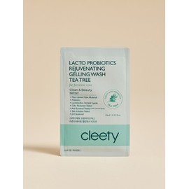 [Travel Size] Lacto Probiotics Rejuvenating Gelling Wash Tea Tree Feminine Cleanser 1 sheet x 15 pieces / [여행용] 락토 프로바이오틱스 리쥬브네이팅 젤링워시 티트리 여성청결제 1매x15개입
