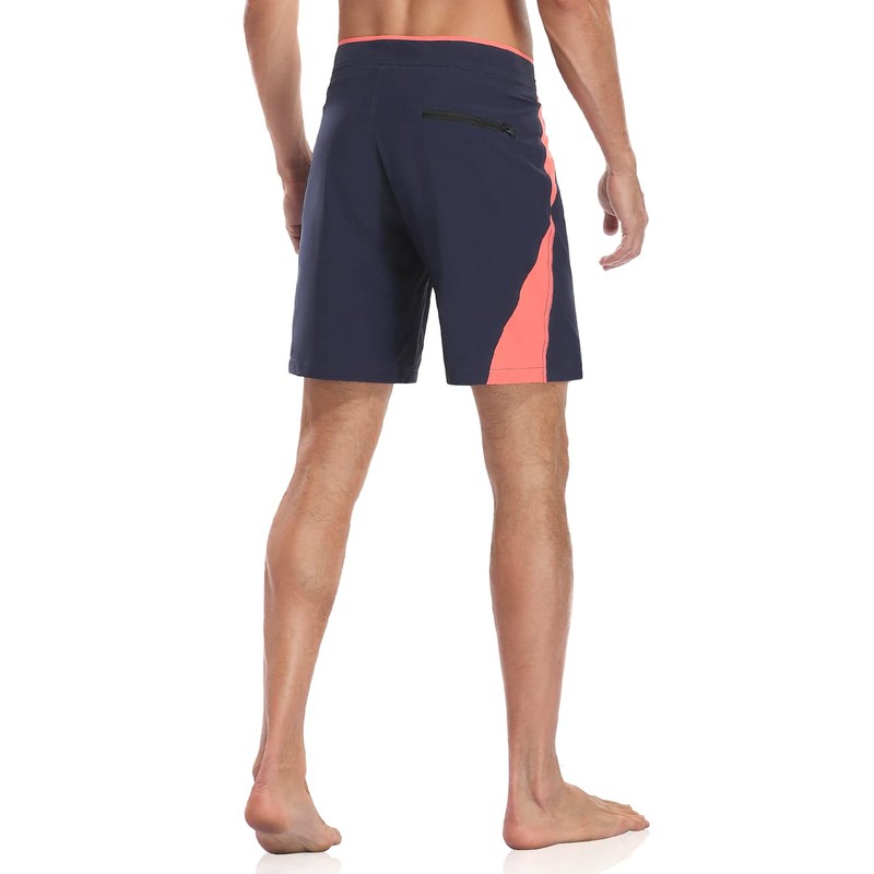 Nonwe Traje de baño para hombre, secado rápido, con bolsillo,