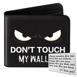 Huuitan Kids Wallet for Boys, Cool Wallets for Teen Son Ages 4 5 6 7 8 9 10 11 12 13 14 15 16, Leather Bifold Purse with Coin Pocket ID Window, Christmas Birthday Gift for Kid Men Boy Youth Guys