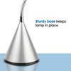 OttLite LED Cone Desk Lamp, Silver
