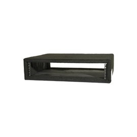 Grundorf SR-0216B Carpet Series Studio Equipment Rack Shell, 2 Space