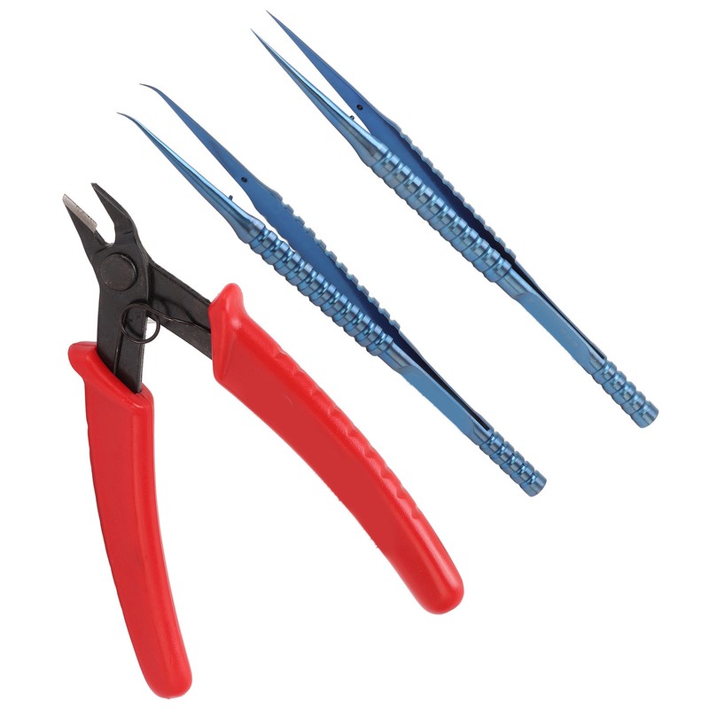 Repair Tweezers Pliers Accurate Electronic Electrician Tool Kit for Mobile