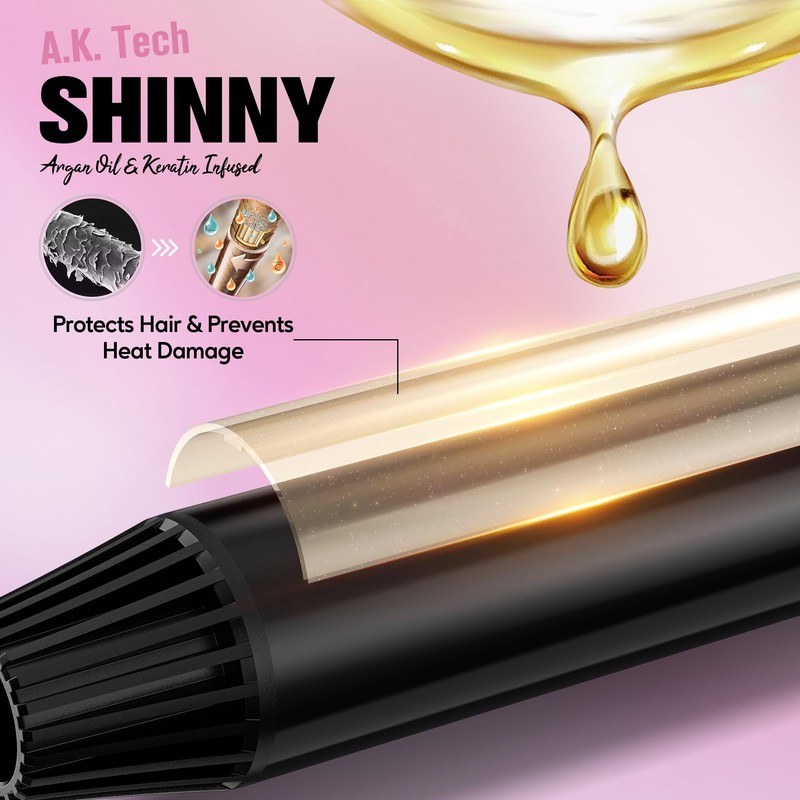 FARERY Long Barrel Curling Iron 1 1/4 inch, 1.25 Inch