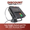 DCCStands Low Swivel and Tilt Ingenico ISC 250 Terminal Stand,