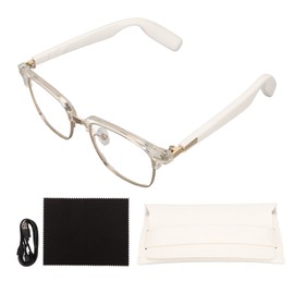 Smart Glasses Bluetooth 5.3 Open Ear Speaker IP67 Waterproof Blue Light Blocking Magnetic Smart Wireless Glasses