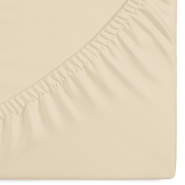 Burrito Blanco | Fitted Sheets 105 x 190/200 cm | 105 cm Bed 100% Cotton Fabric | A8 Beige Design