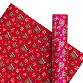 Danilo Promotions LTD Arsenal FC Christmas Wrapping Paper 3 Meter Roll