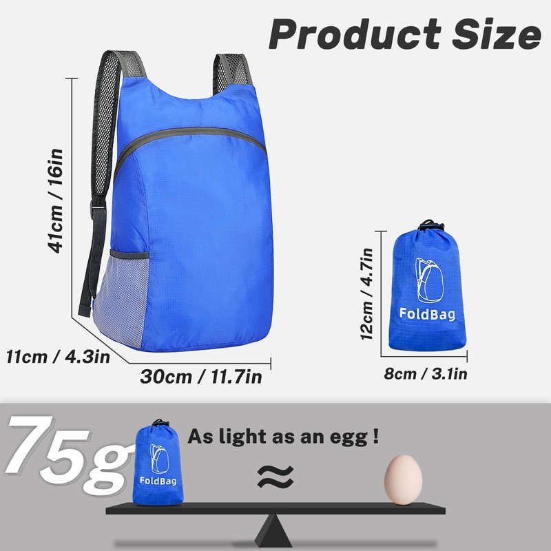 WisePoint Hiking Backpack, Water-repellent Backpack Camping Backpack for Men and