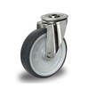 Veluma Industrial Swivel Castor, Stainless Steel & TPE Wheel, Floor-friendly,