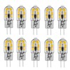 Sriomny G4 LED Bulbs 12V 2W [10-Pack] 3000K Warm White,