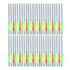 50Pcs 2 in 1 Glowing Straws Sticks Glowing in the