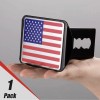 BLVD USA American Color Flag Metal Trailer Hitch Cover Fits