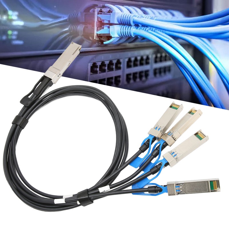 100G QSFP28 DAC Cable 1 Meter Transmission Distance QSFP28 to