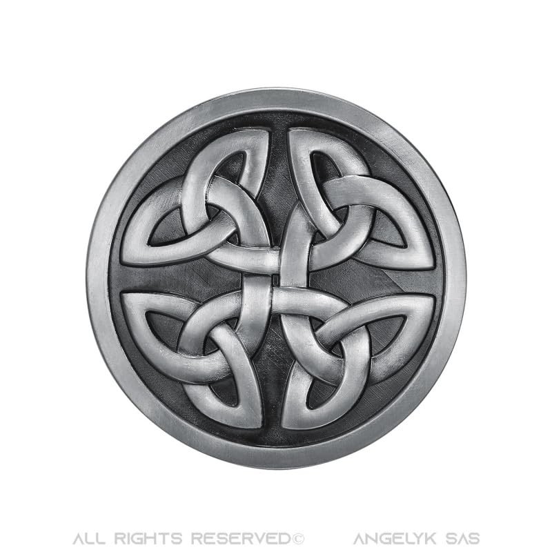 BOBIJOO Jewelry - Belt Buckle US Round Knot Celtic Clasp