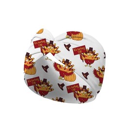 BBTDIN Thanksgiving Headband Maple Leaf Hair Band Girls Pumpkin Turban Thanksgiving Turkey Headwear JHT23 (A3)