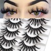 IDDFEVE False Eyelashes 14mm Faux 3D Mink Lashes Natural Look