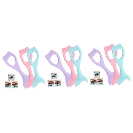 FOMIYES 9pcs Mascara Shield Eyelash Guard Tool for Easy Application and Tidy Lashes for Personal and Salon Use